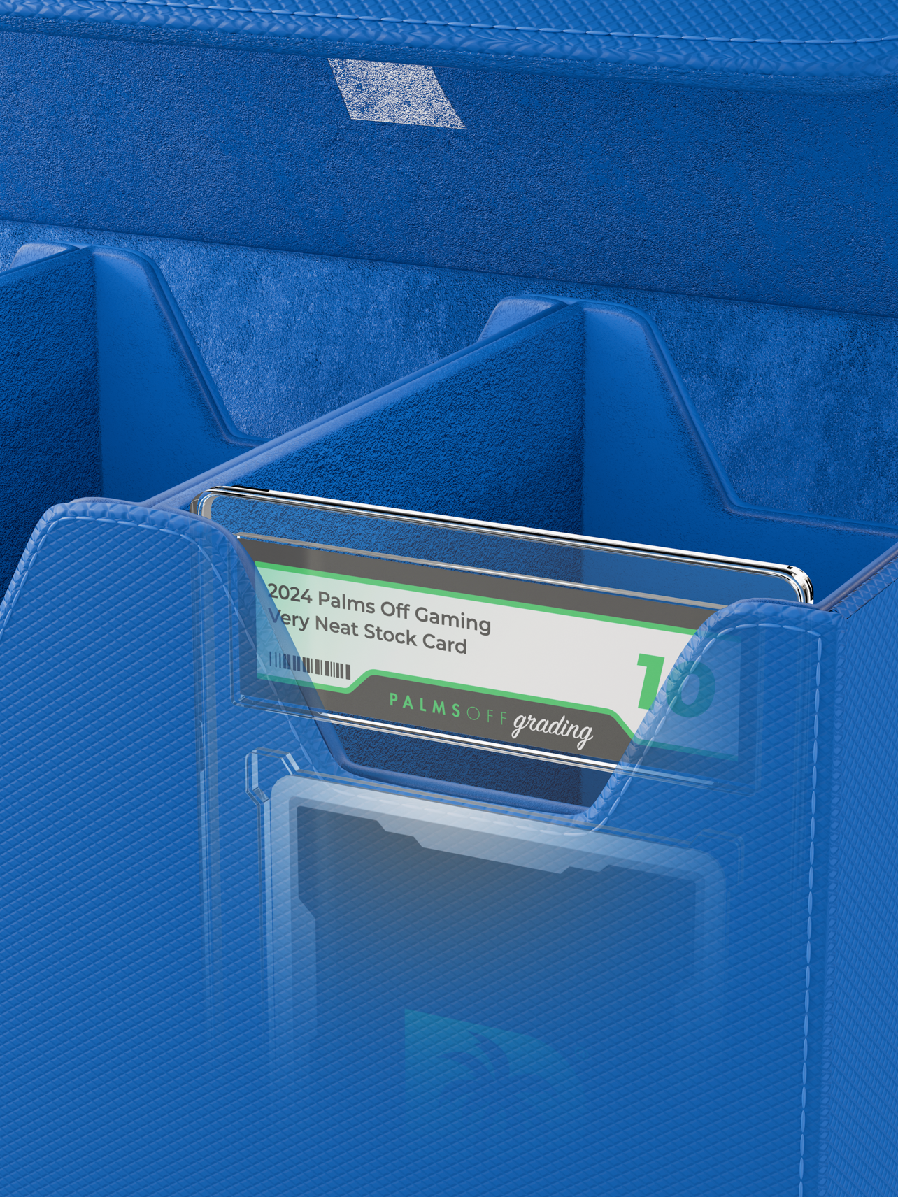 Palms Off Gaming Collector's Series Graded Card Storage Case - Large - Blue