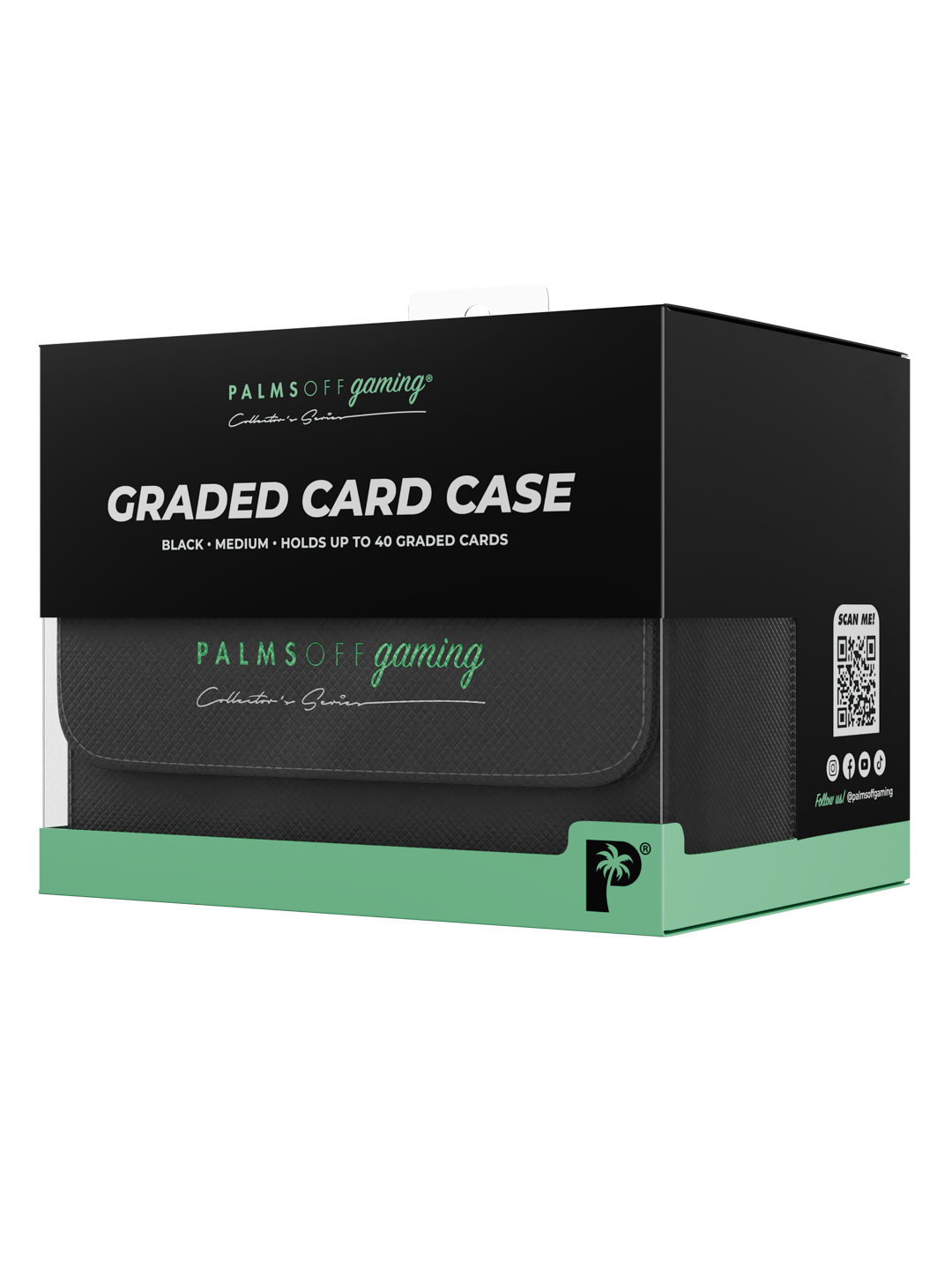 Palms Off Gaming Collector's Series Graded Card Storage Case - Medium - Black