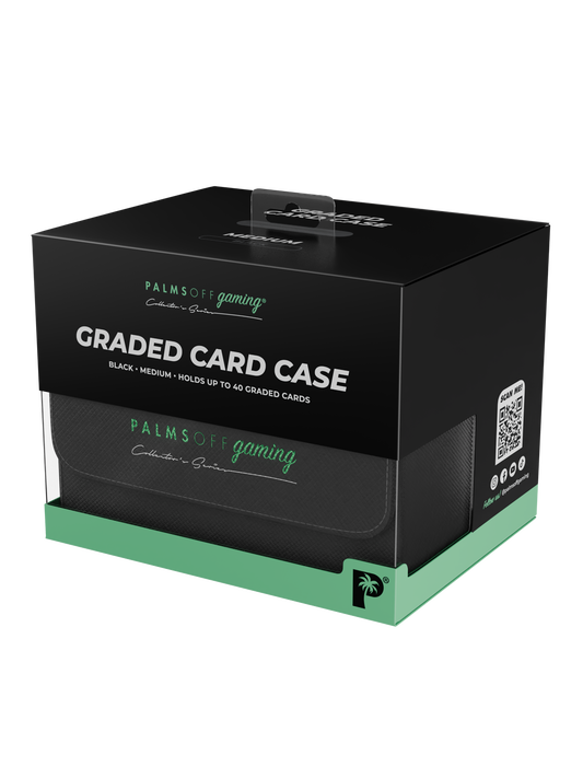 Palms Off Gaming Collector's Series Graded Card Storage Case - Medium - Black