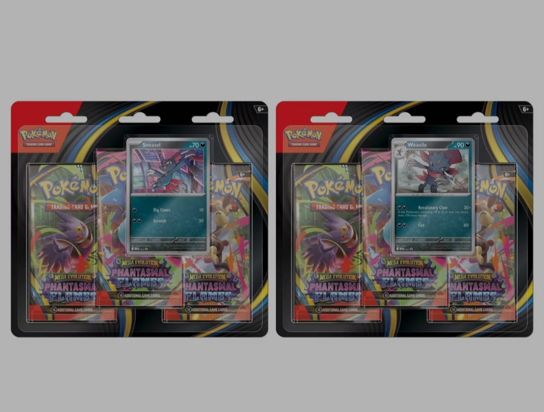 Pokémon Phantasmal Flames 3 Pack Blister