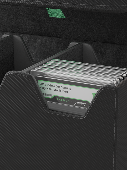 Palms Off Gaming Collector's Series Graded Card Storage Case - Large - Black