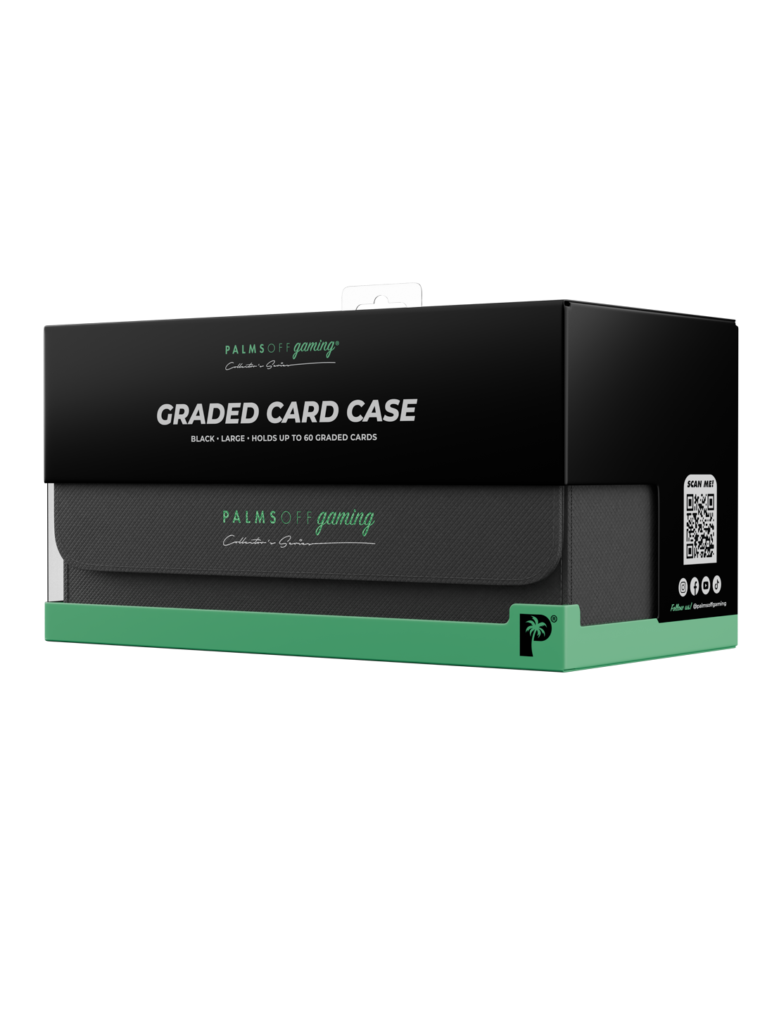 Palms Off Gaming Collector's Series Graded Card Storage Case - Large - Black