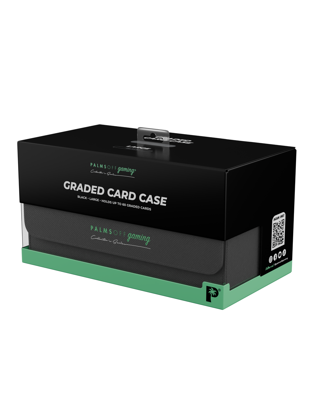 Palms Off Gaming Collector's Series Graded Card Storage Case - Large - Black