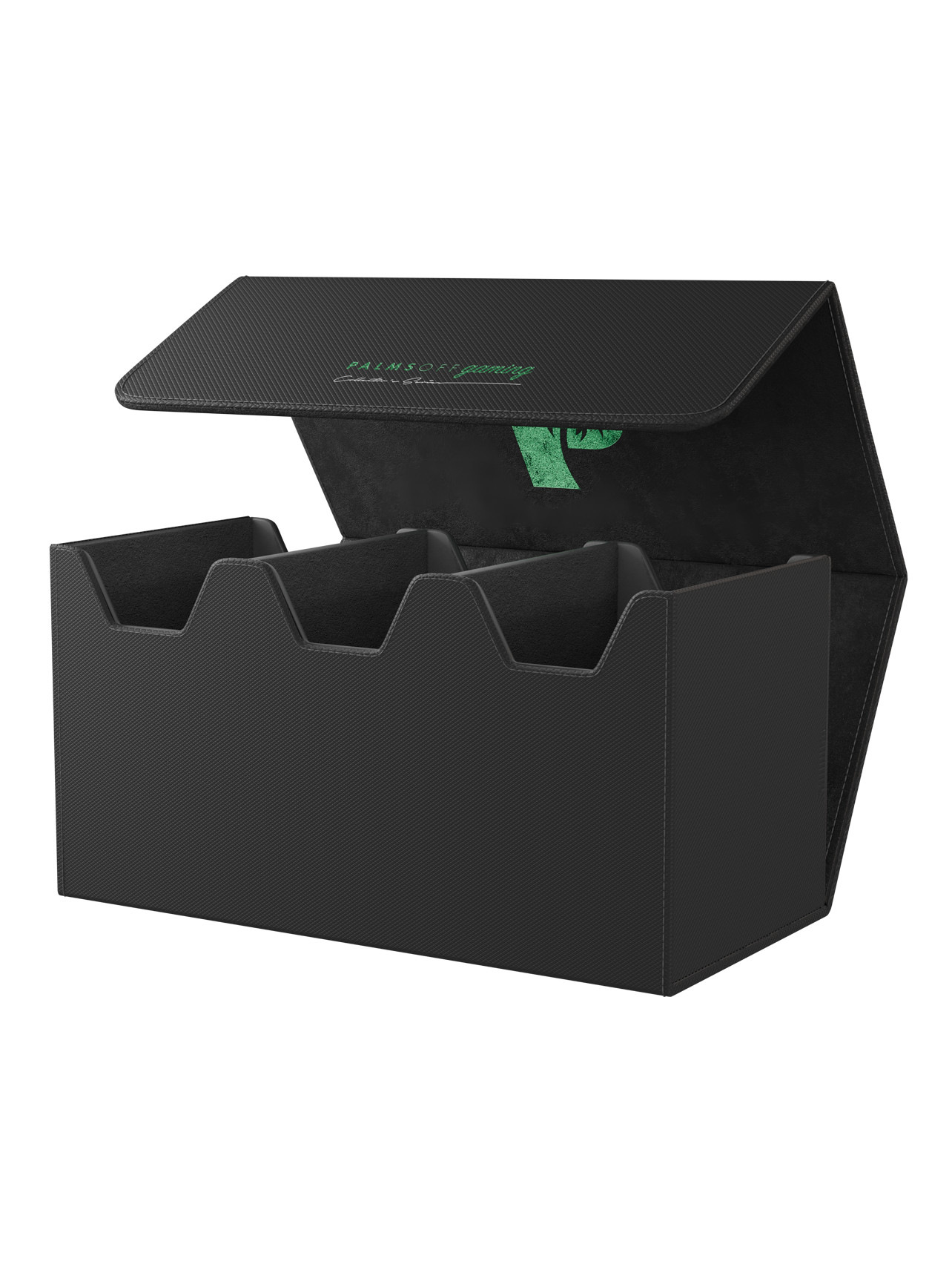 Palms Off Gaming Collector's Series Graded Card Storage Case - Large - Black