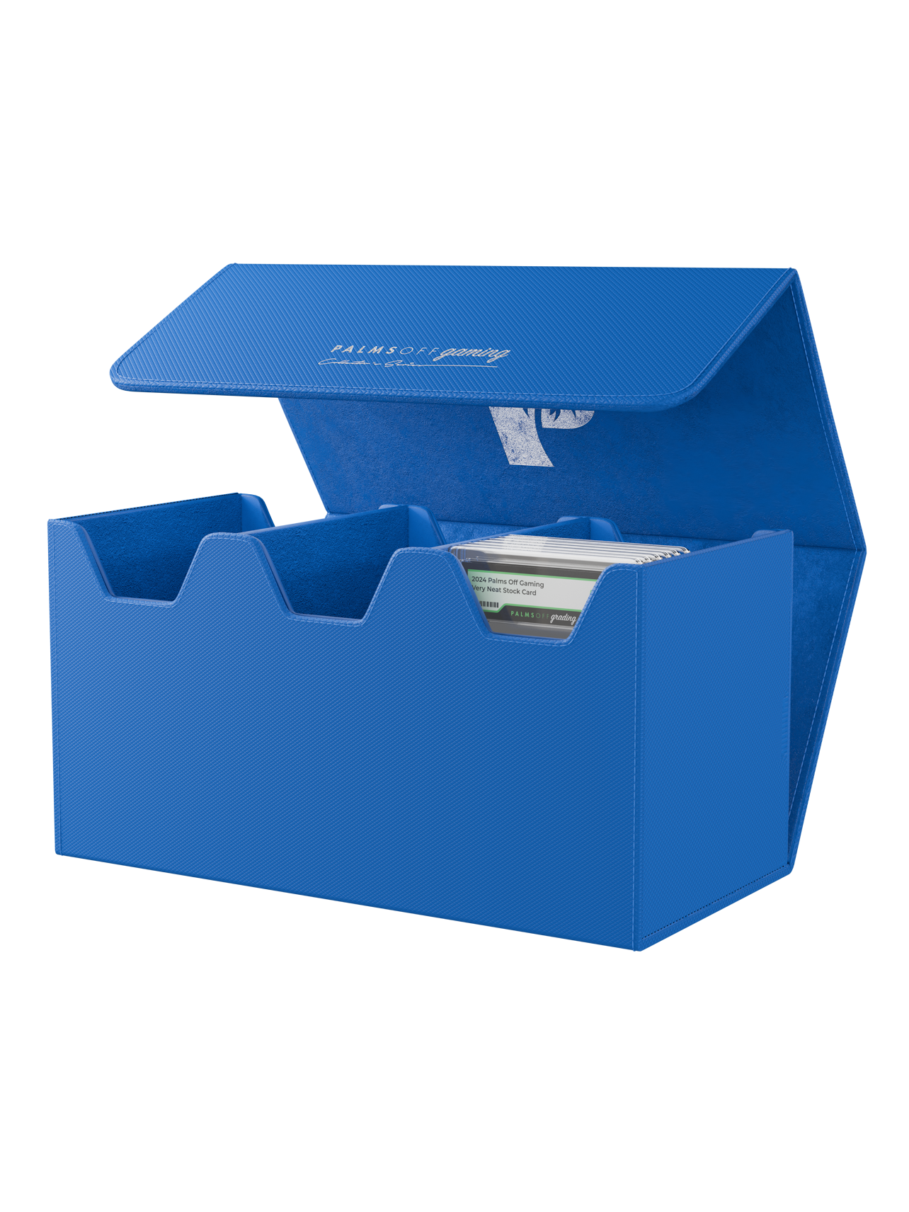 Palms Off Gaming Collector's Series Graded Card Storage Case - Large - Blue