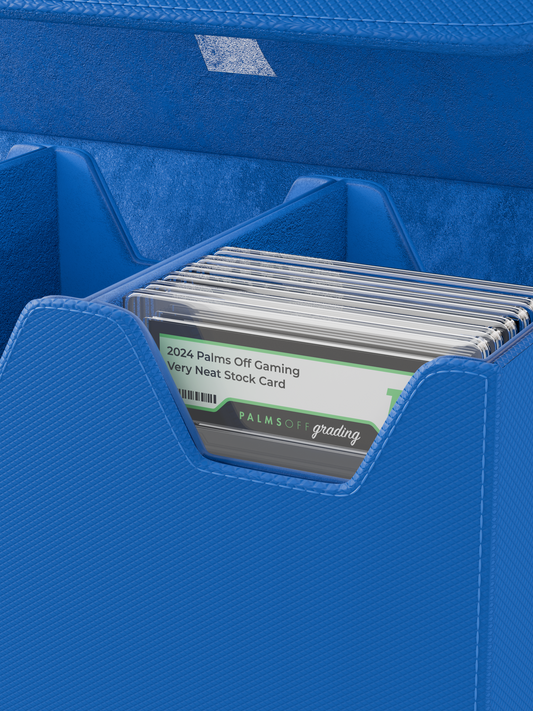Palms Off Gaming Collector's Series Graded Card Storage Case - Large - Blue
