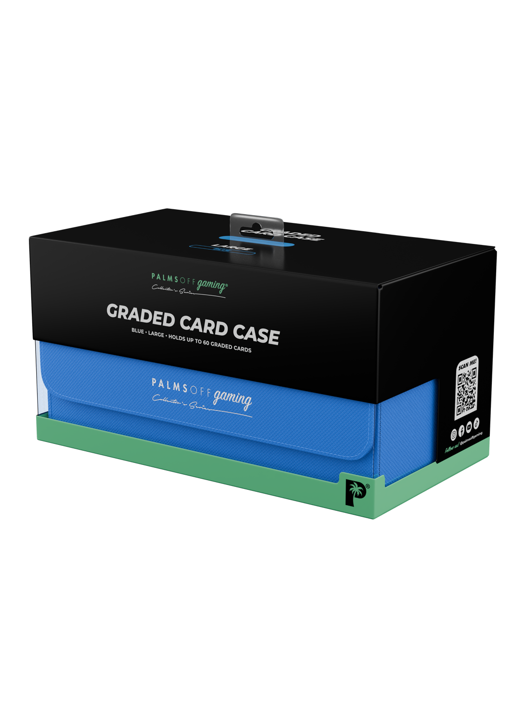 Palms Off Gaming Collector's Series Graded Card Storage Case - Large - Blue