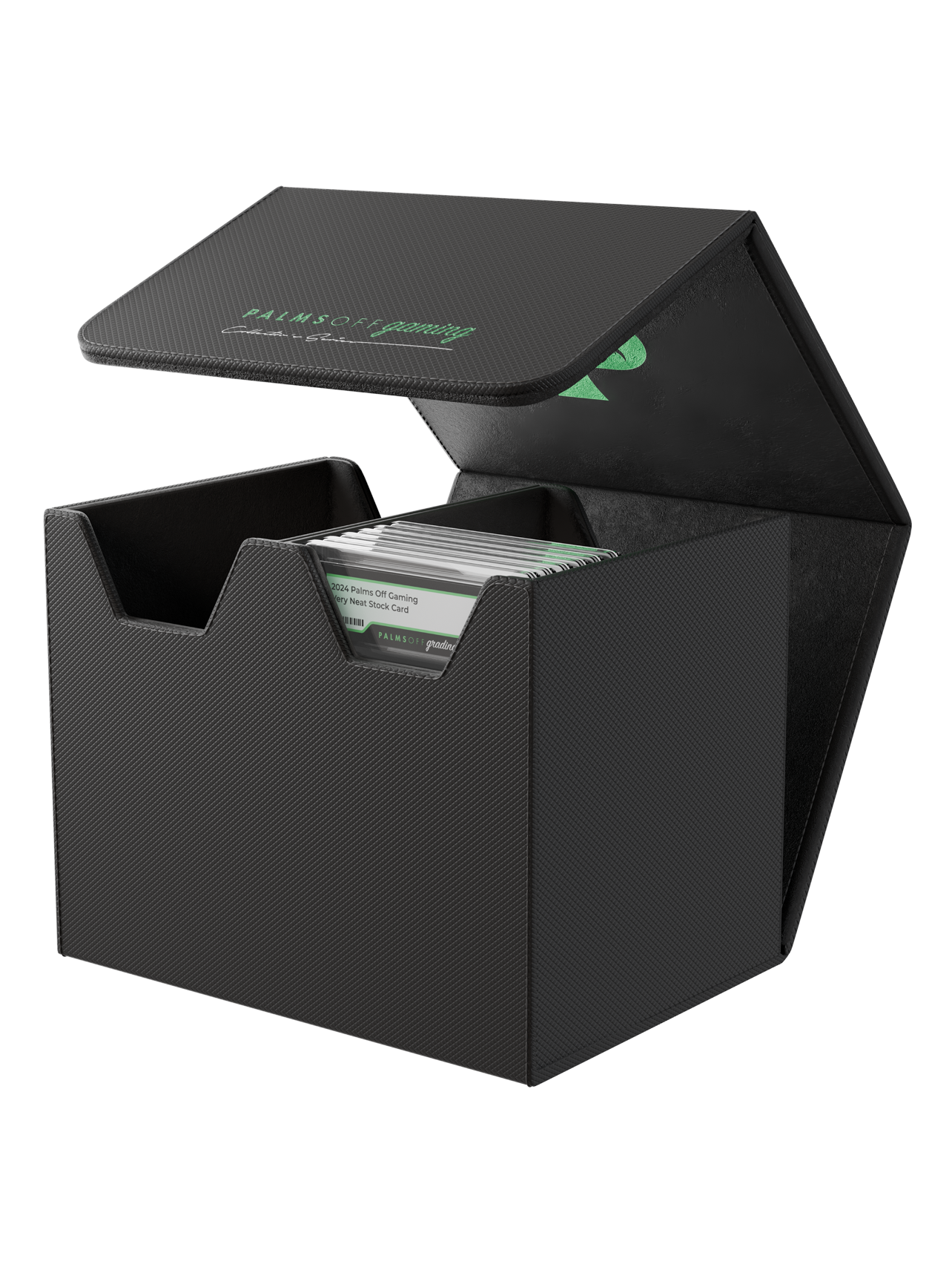 Palms Off Gaming Collector's Series Graded Card Storage Case - Medium - Black