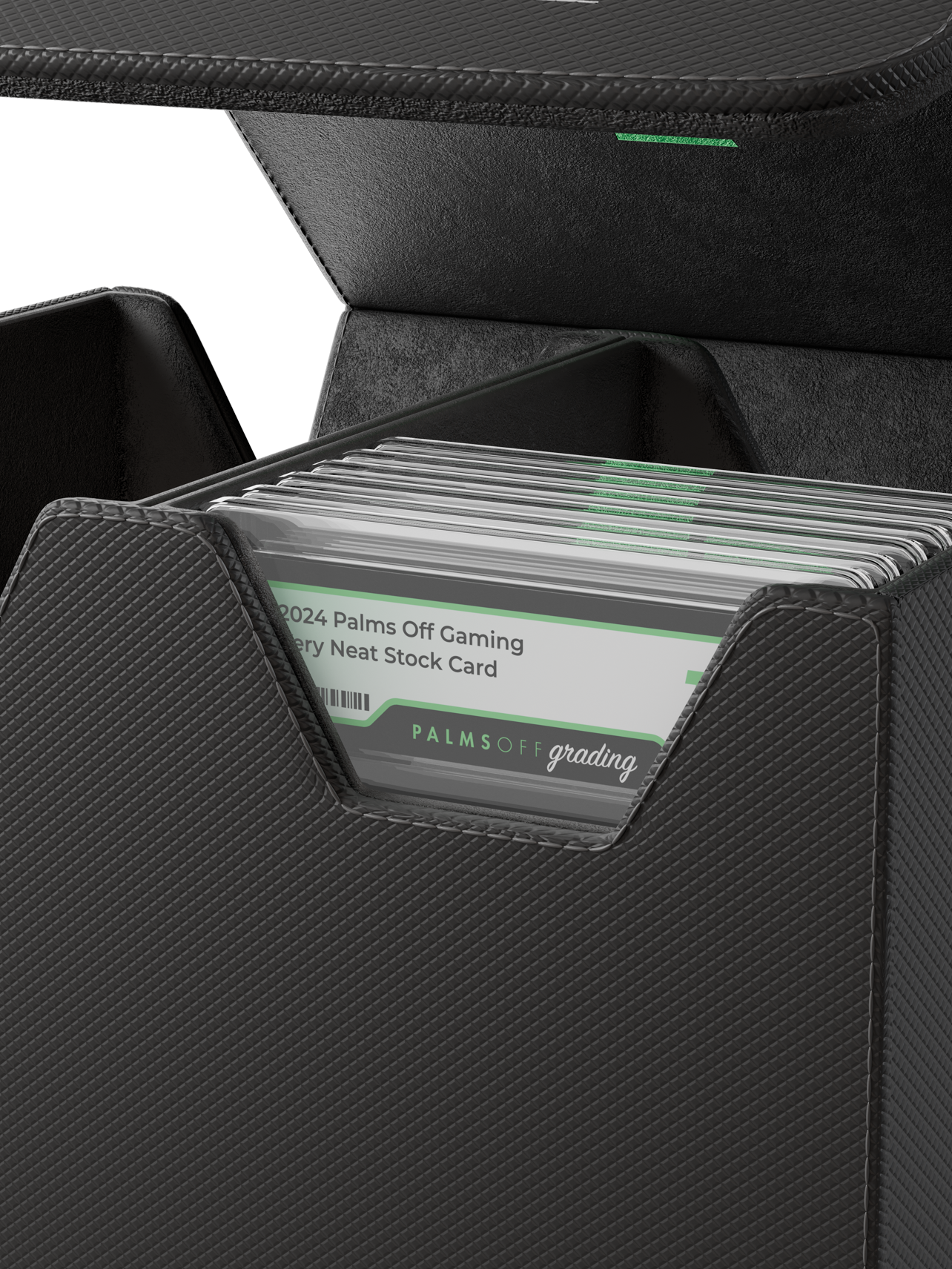 Palms Off Gaming Collector's Series Graded Card Storage Case - Medium - Black