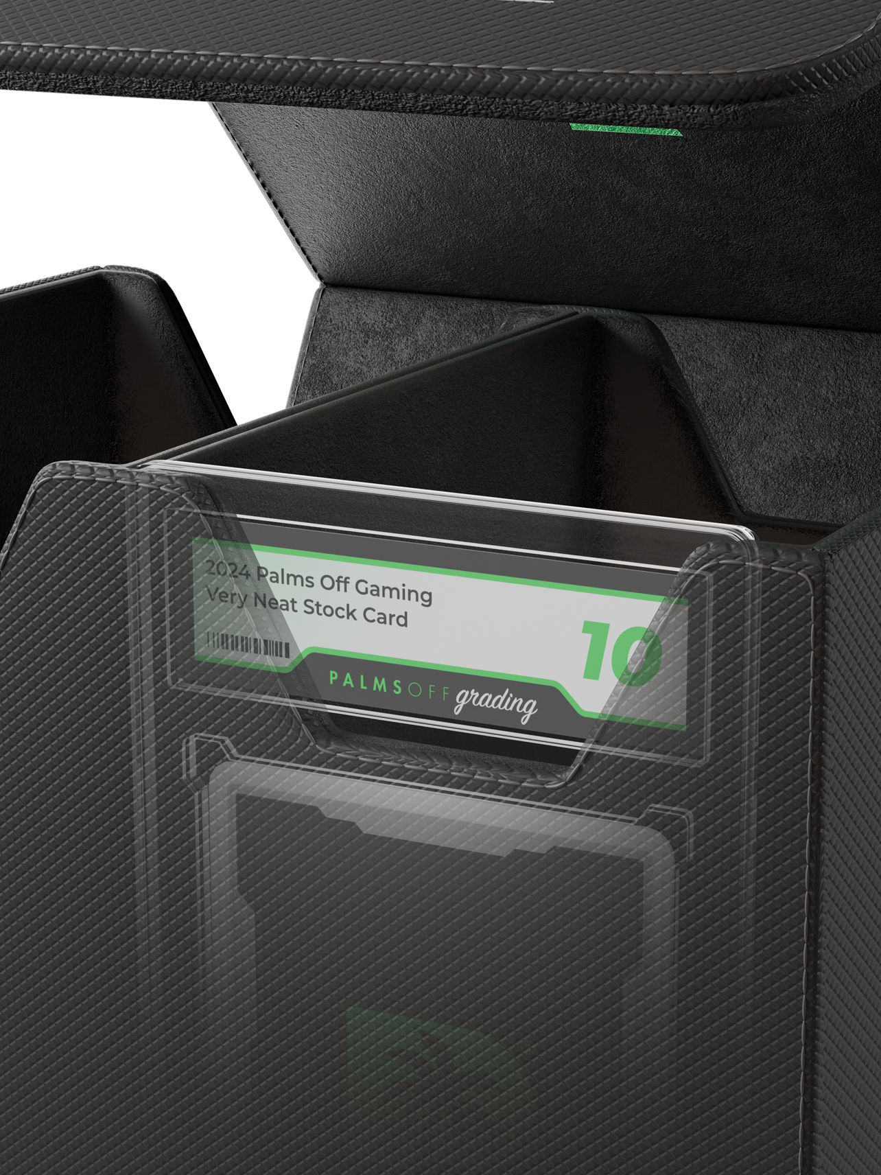 Palms Off Gaming Collector's Series Graded Card Storage Case - Medium - Black