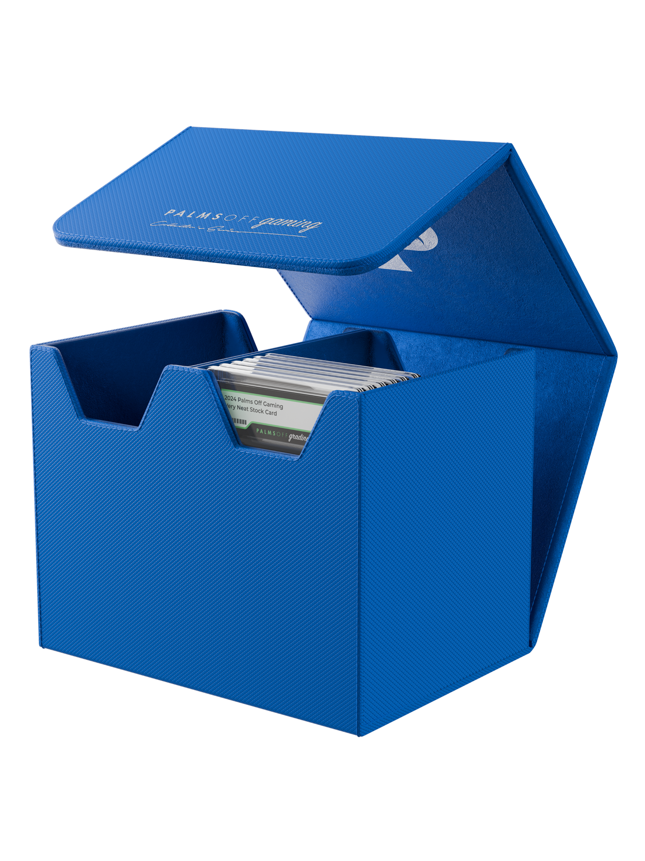 Palms Off Gaming Collector's Series Graded Card Storage Case - Medium - Blue