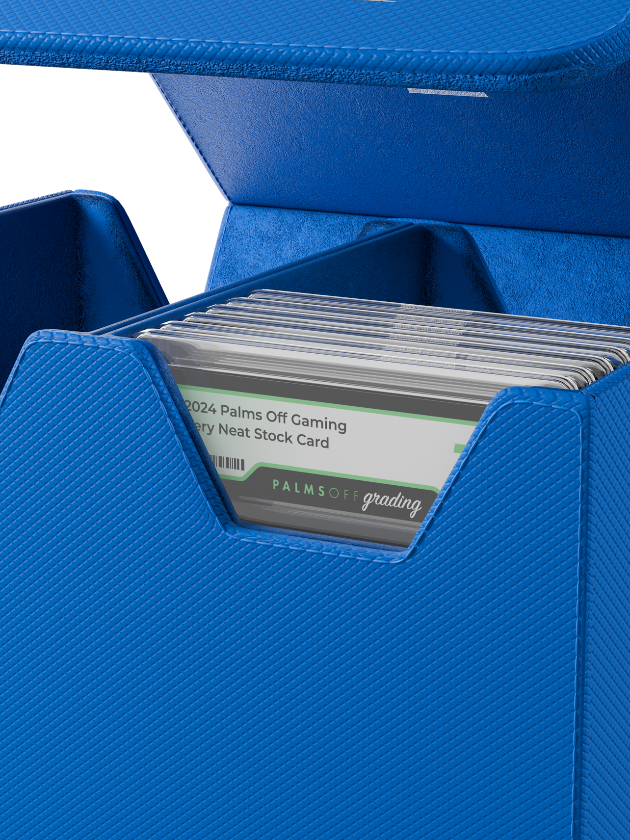 Palms Off Gaming Collector's Series Graded Card Storage Case - Medium - Blue