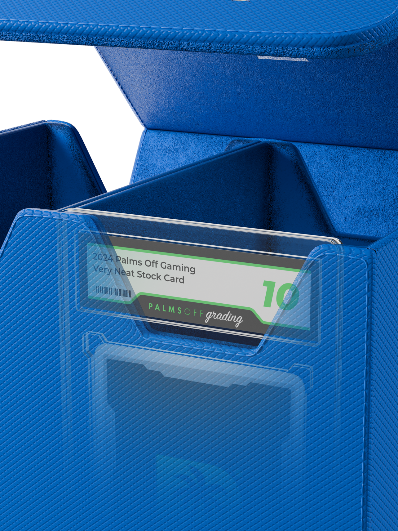 Palms Off Gaming Collector's Series Graded Card Storage Case - Medium - Blue