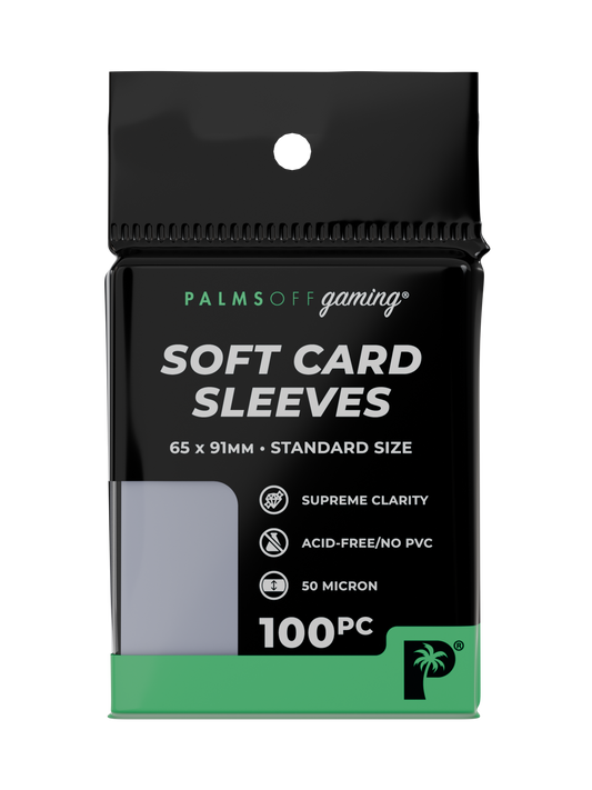 Palms Off Gaming- Soft Card Sleeves - Standard Size - 100pc