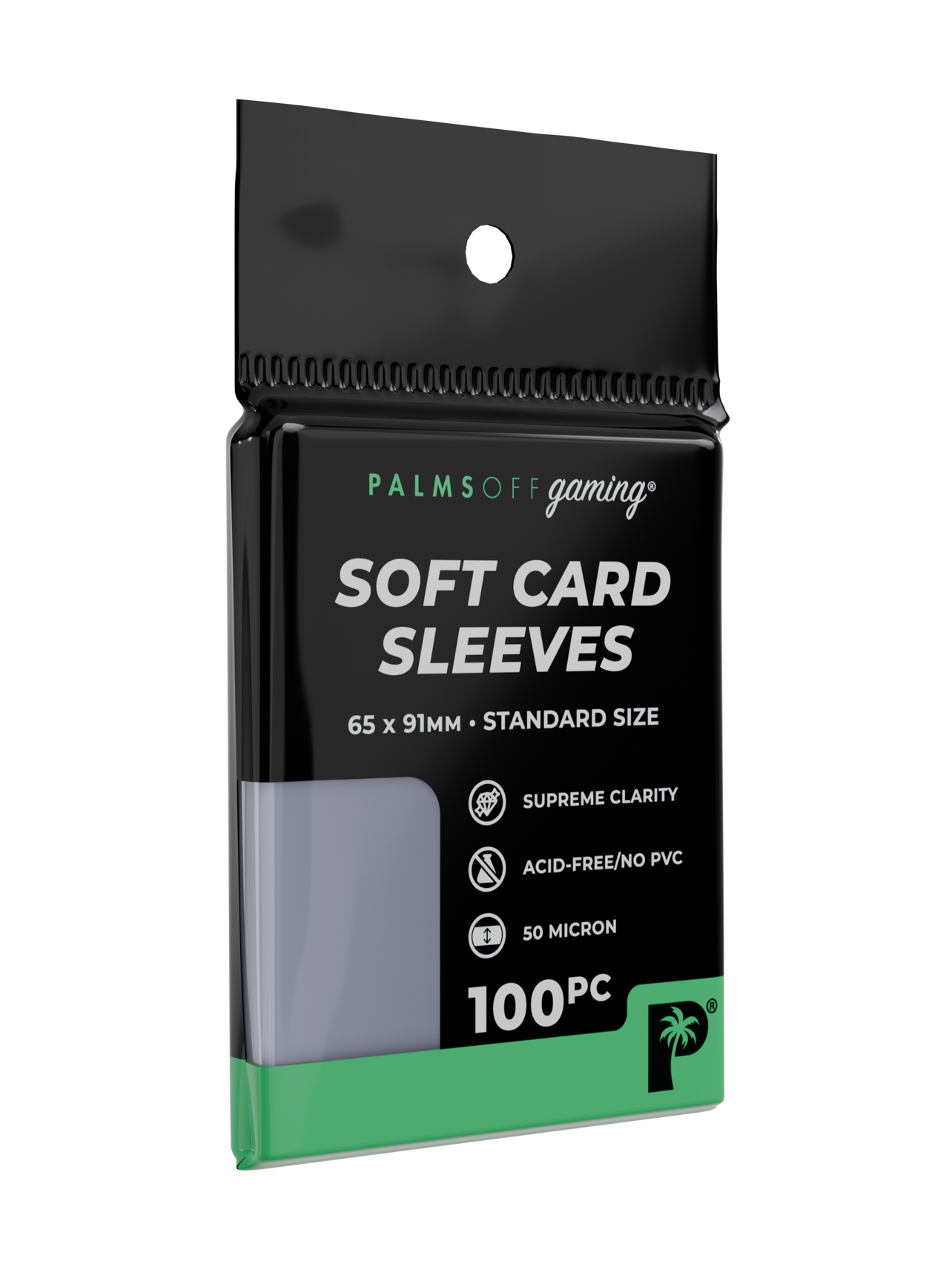 Palms Off Gaming- Soft Card Sleeves - Standard Size - 100pc
