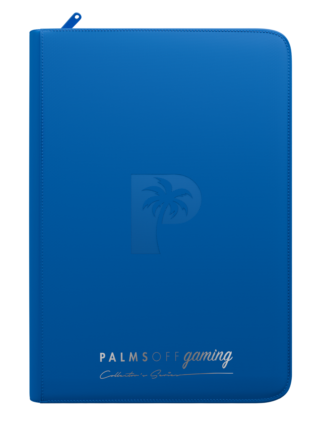 Palms off Gaming Collector's Series Top Loader Zip Binder - 9 Pocket - Blue