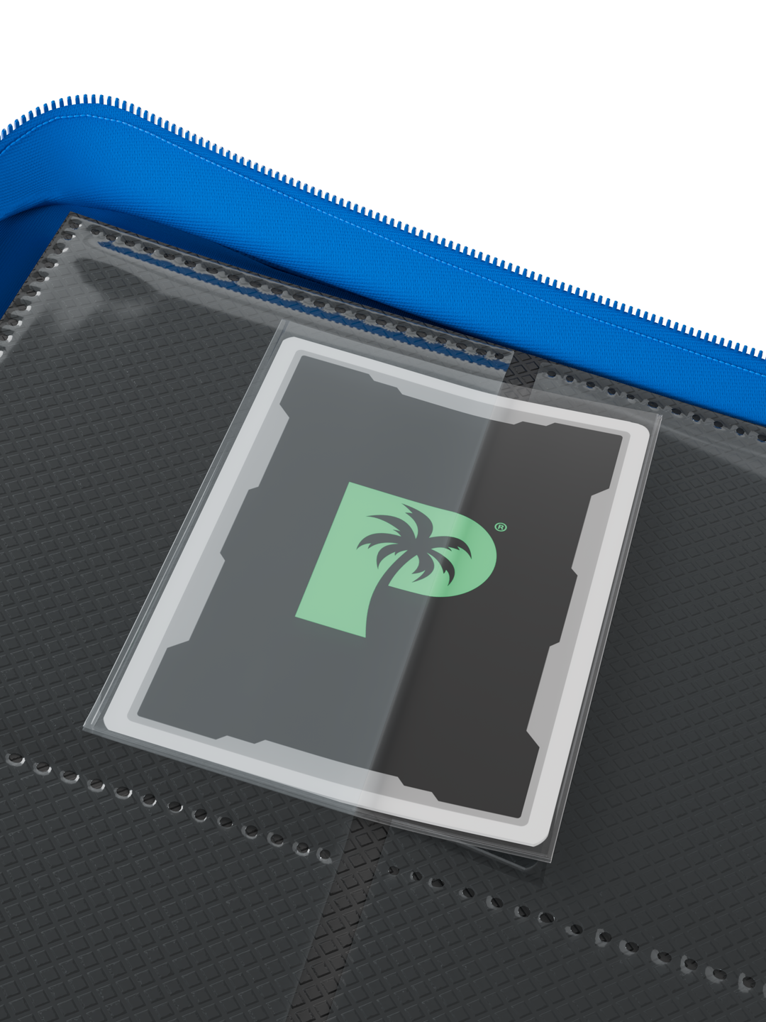 Palms Off Gaming Collector's Series 9 Pocket Zip Binder - Blue