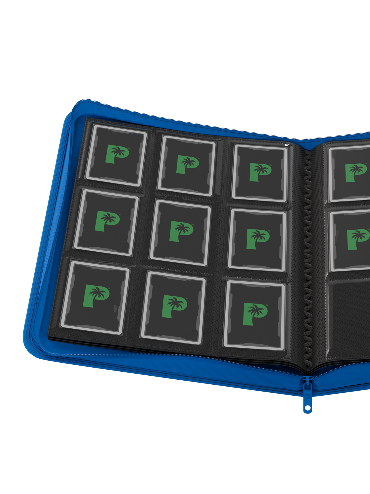 Palms Off Gaming Collector's Series 9 Pocket Zip Binder - Blue