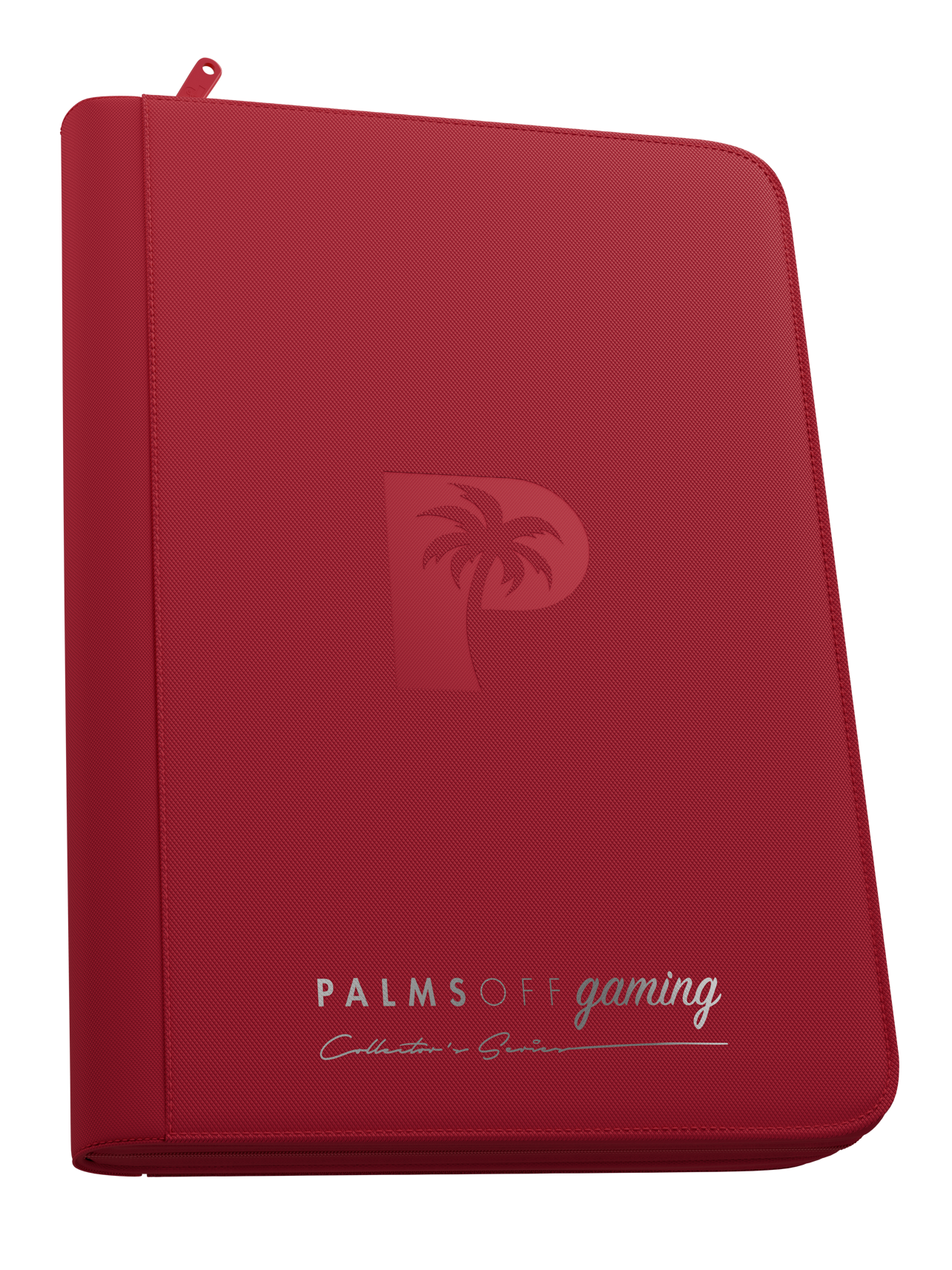 Palms Off Gaming Collector's Series 9 Pocket Zip Binder - Red
