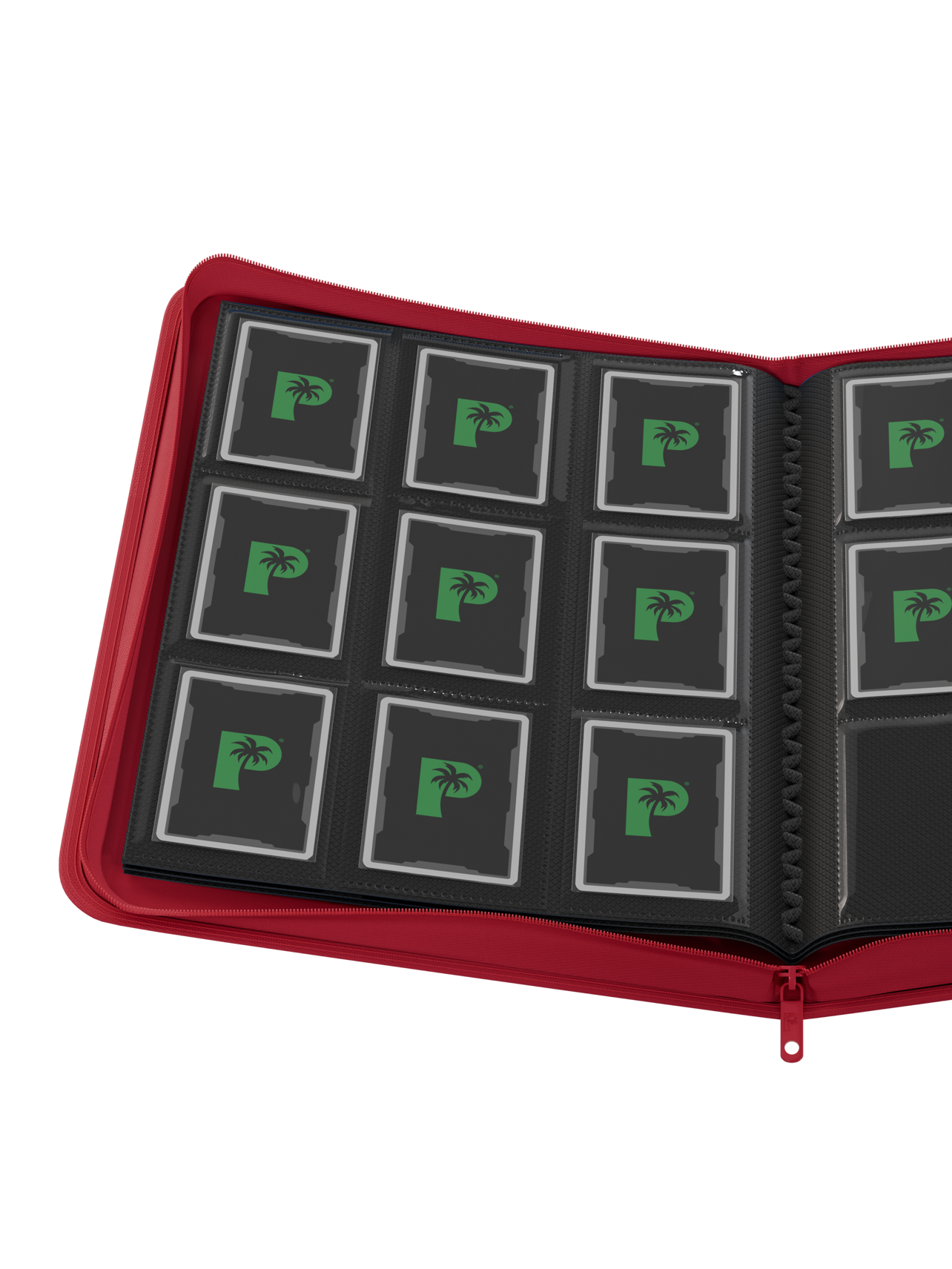 Palms Off Gaming Collector's Series 9 Pocket Zip Binder - Red