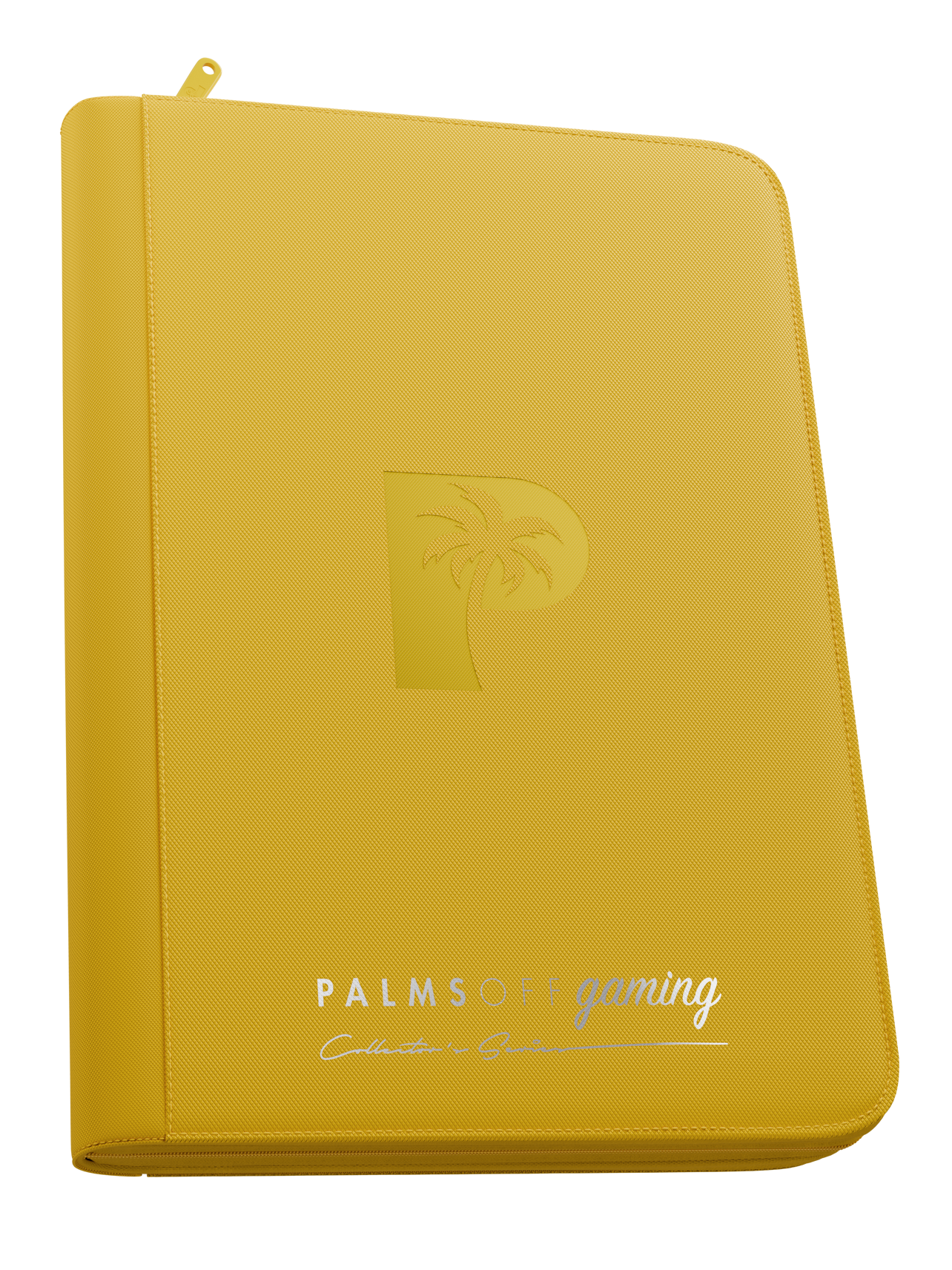 Palms Off Gaming Collector's Series 9 Pocket Zip Binder - Yellow
