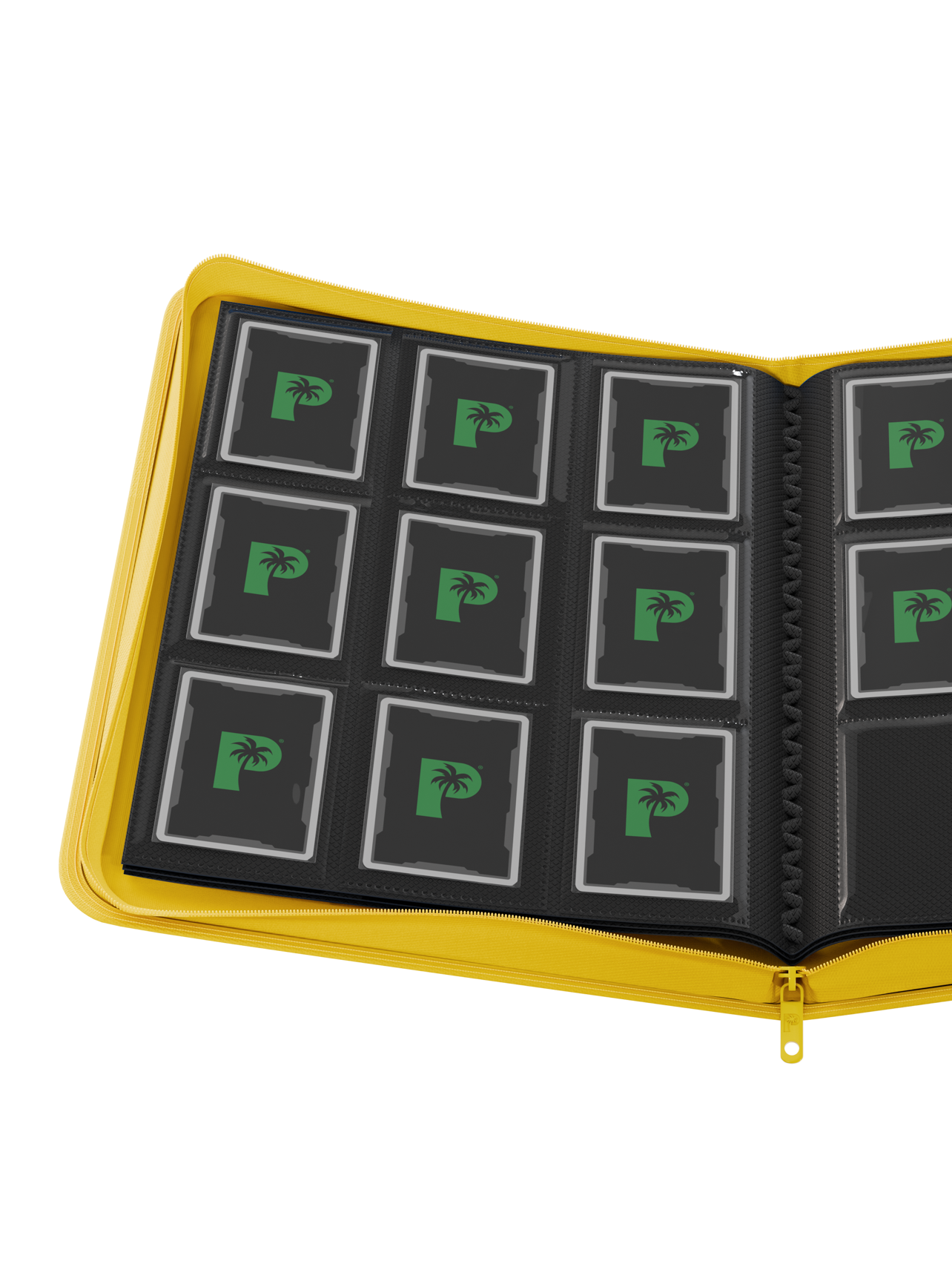 Palms Off Gaming Collector's Series 9 Pocket Zip Binder - Yellow