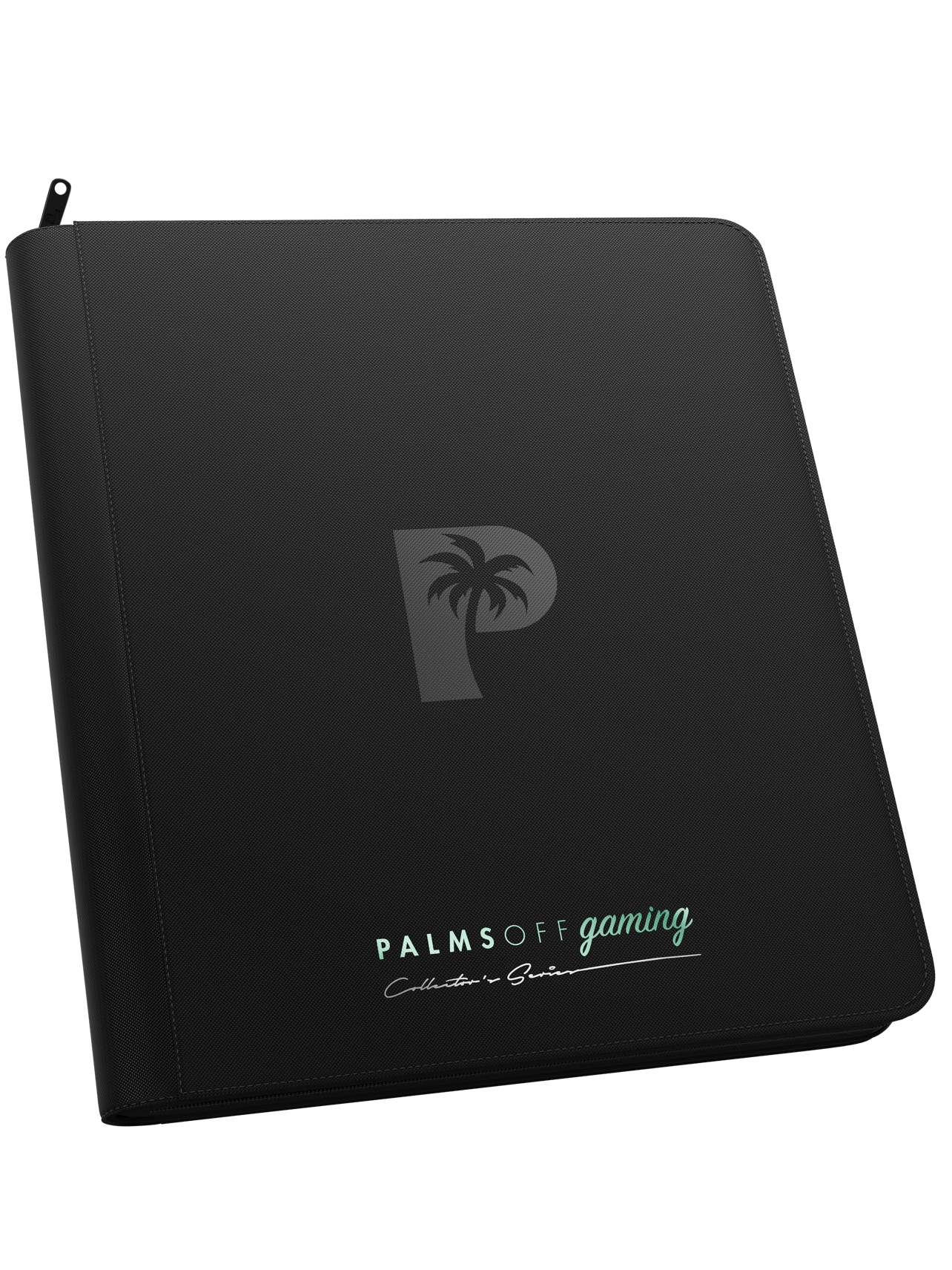 Palms Off Gaming Collector's Series 12 Pocket Zip Binder - Black