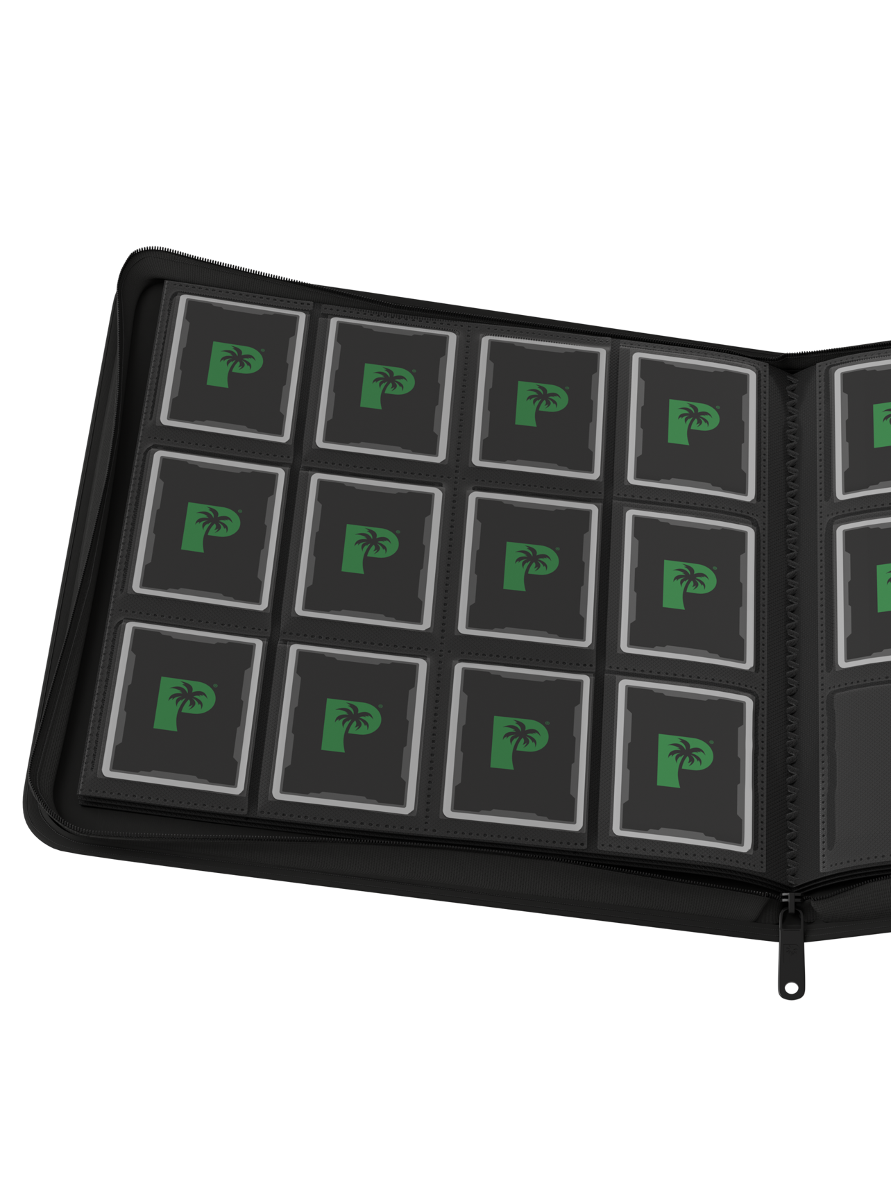 Palms Off Gaming Collector's Series 12 Pocket Zip Binder - Black