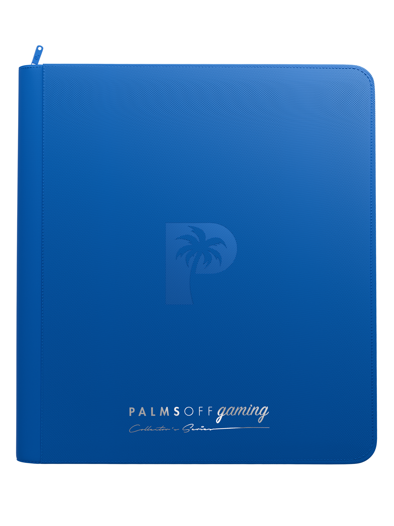 Palms Off Gaming Collector's Series 12 Pocket Zip Binder - Blue