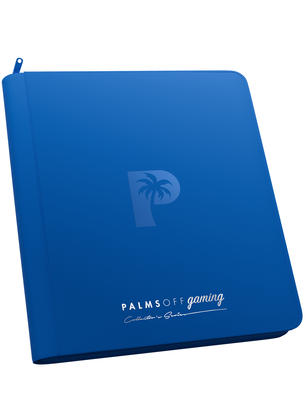 Palms Off Gaming Collector's Series 12 Pocket Zip Binder - Blue