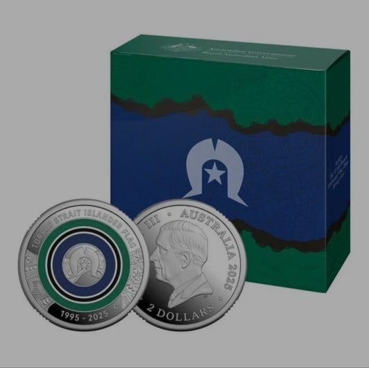 2025 $2 Torres Strait Island 'C' Mint Coloured Fine Silver Proof Coin
