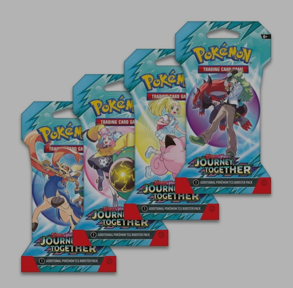 Pokémon Journey Together Booster Blister Packs x36