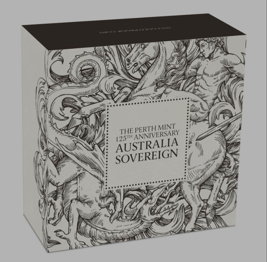 The Perth Mint’s 125th Anniversary Australia Sovereign 2024 Gold Proof Coin