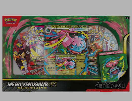 Pokémon Mega Venusaur Ex Premium Collection Box