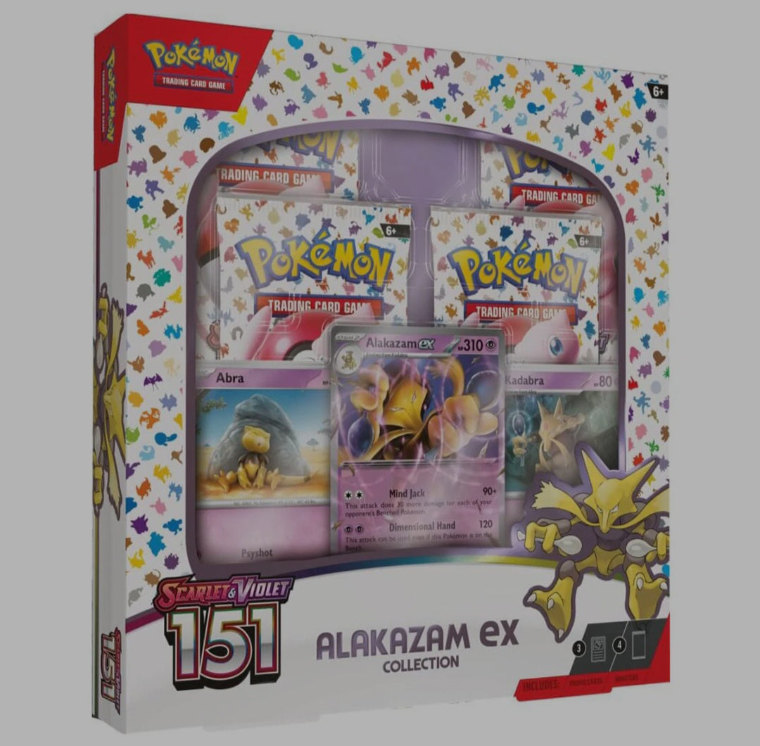 Pokémon 151 Alakazam ex box